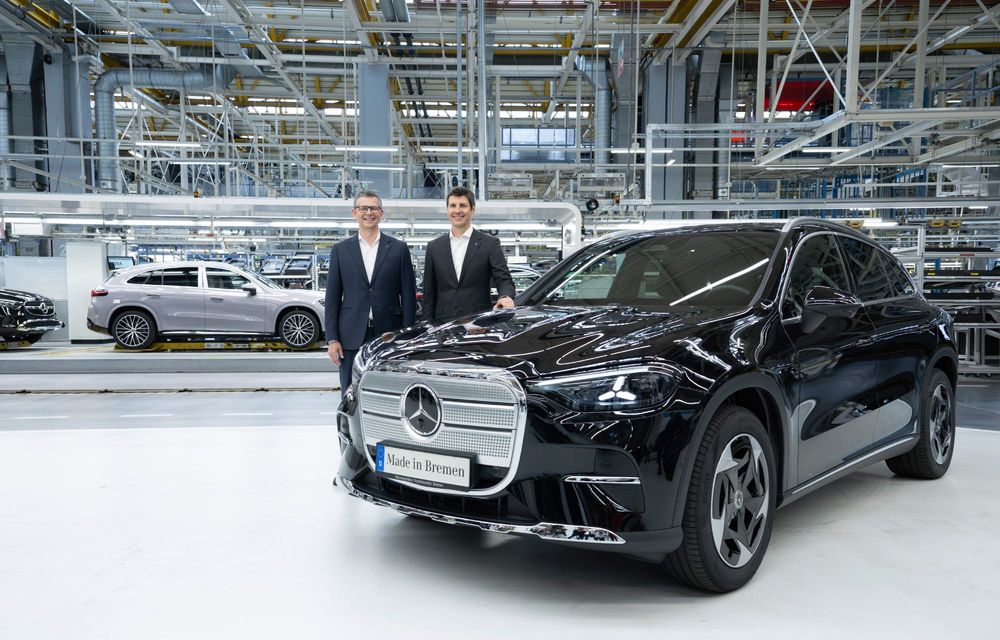 Noul Mercedes-Benz GLC electric a intrat în producție la uzina din Bremen - Poza 12