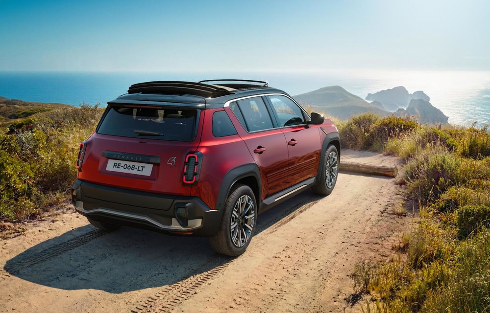 Noul Renault 4 Plein Sud: versiune cu plafon retractabil din pânză - Poza 4