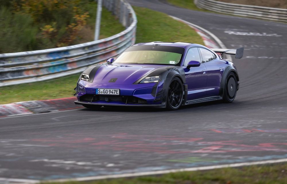 Porsche Taycan Turbo GT Manthey, record pe Nurburgring - Poza 3