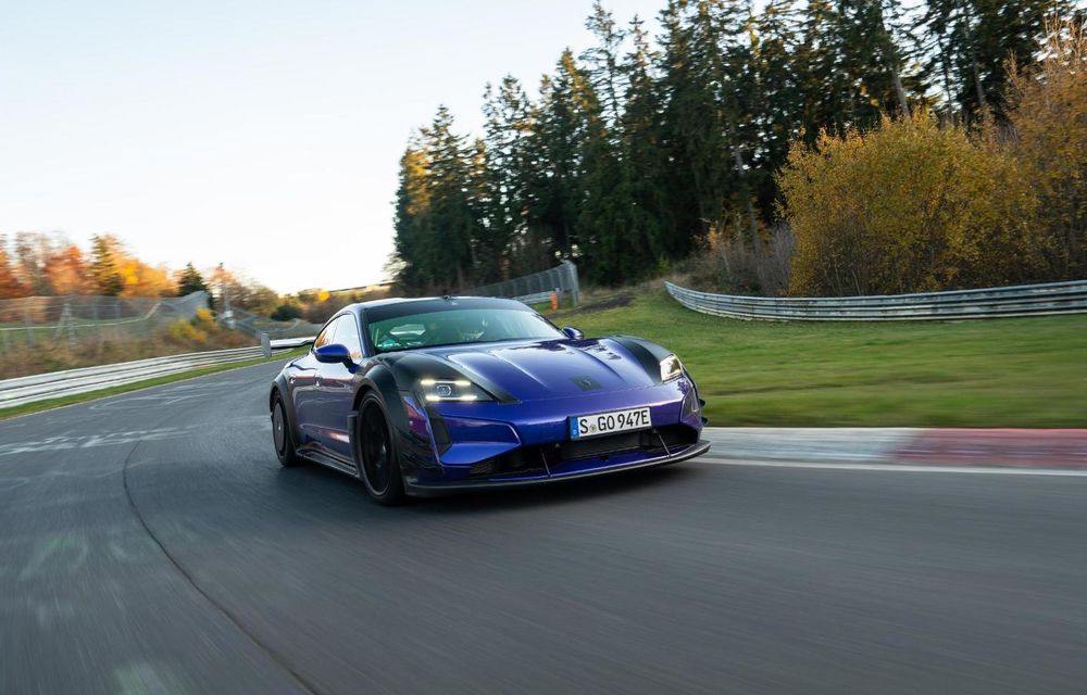 Porsche Taycan Turbo GT Manthey, record pe Nurburgring - Poza 1