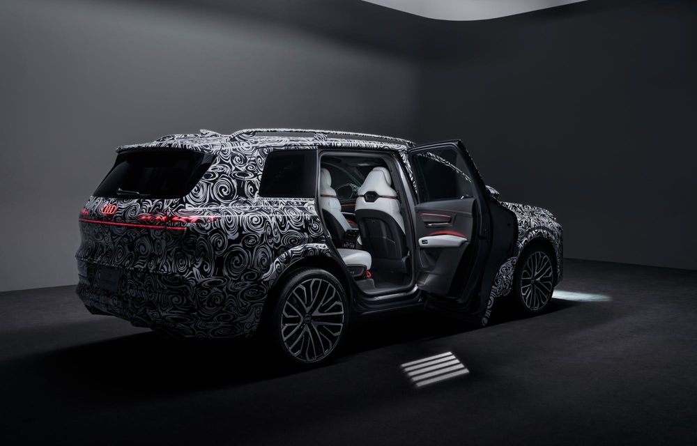 OFICIAL: Primele imagini cu interiorul noului Audi Q9: portiere cu deschidere automată - Poza 2