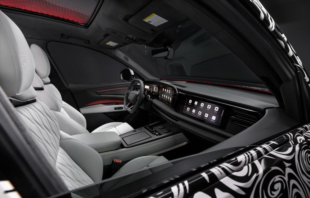 OFICIAL: Primele imagini cu interiorul noului Audi Q9: portiere cu deschidere automată - Poza 5