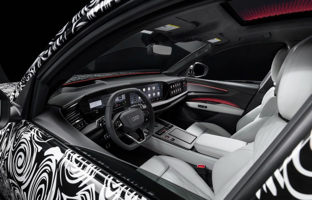 OFICIAL: Primele imagini cu interiorul noului Audi Q9: portiere cu deschidere automată - Poza 4