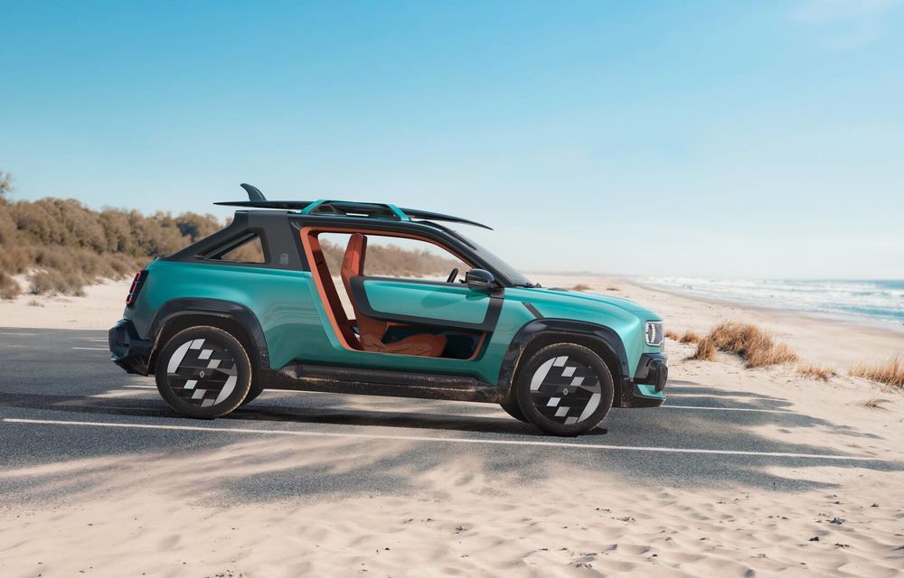 Noul Renault 4 JP4x4 Concept debutează la Roland-Garros: gândit special pentru plajă - Poza 3