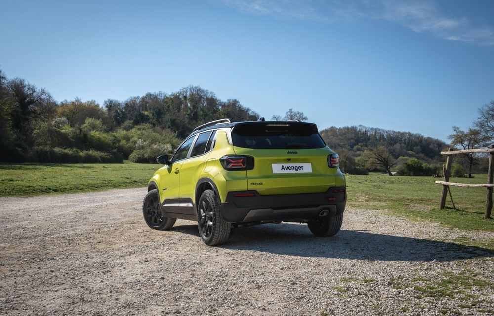 Noul Jeep Avenger facelift: design revizuit și motorizare nouă - Poza 51
