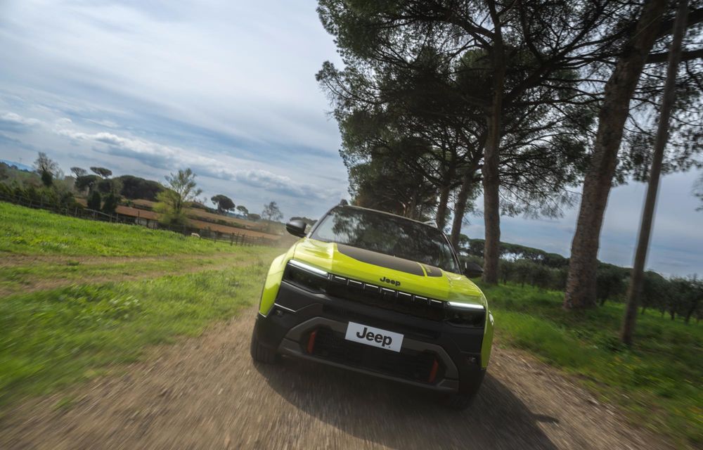 Noul Jeep Avenger facelift: design revizuit și motorizare nouă - Poza 39