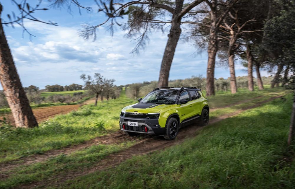 Noul Jeep Avenger facelift: design revizuit și motorizare nouă - Poza 48