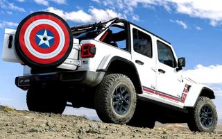Jeep Wrangler America250: ediție specială inspirată de Captain America Jeep Wrangler America250: ediție specială inspirată de Captain America