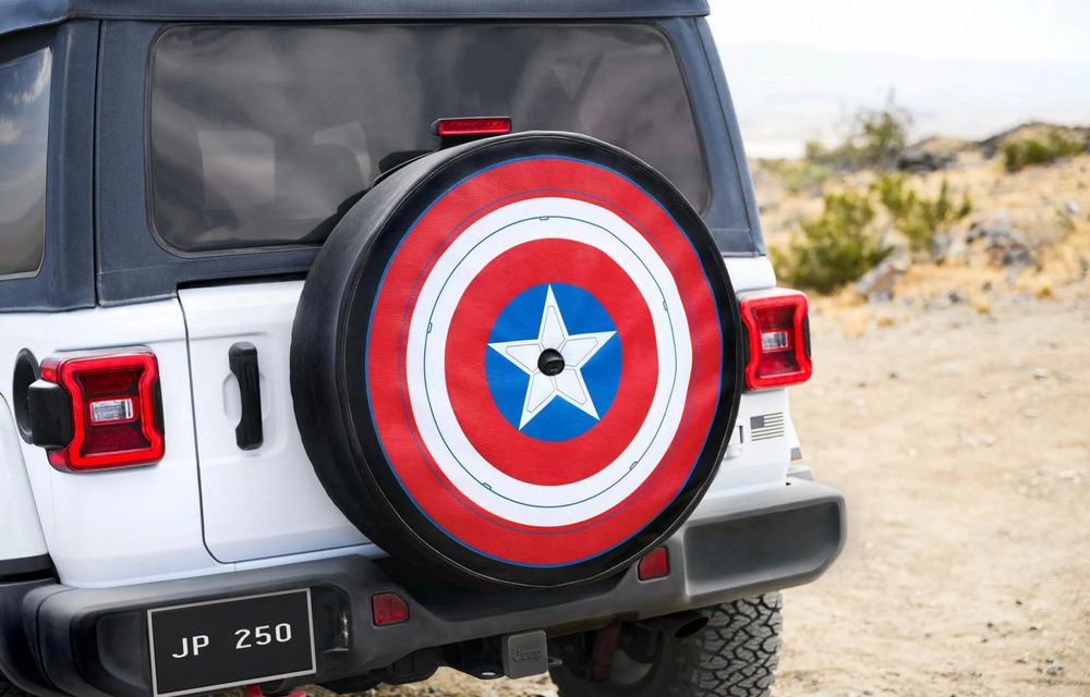 Jeep Wrangler America250: ediție specială inspirată de Captain America - Poza 6 Jeep Wrangler America250: ediție specială inspirată de Captain America - Poza 6