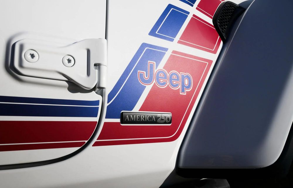 Jeep Wrangler America250: ediție specială inspirată de Captain America - Poza 7 Jeep Wrangler America250: ediție specială inspirată de Captain America - Poza 7