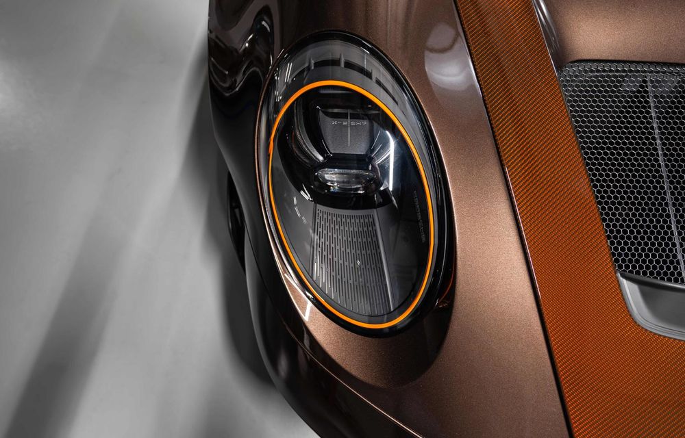 Porsche dezvăluie un nou 911 GT3 RS Sonderwunsch cu fibră de carbon maro - Poza 9