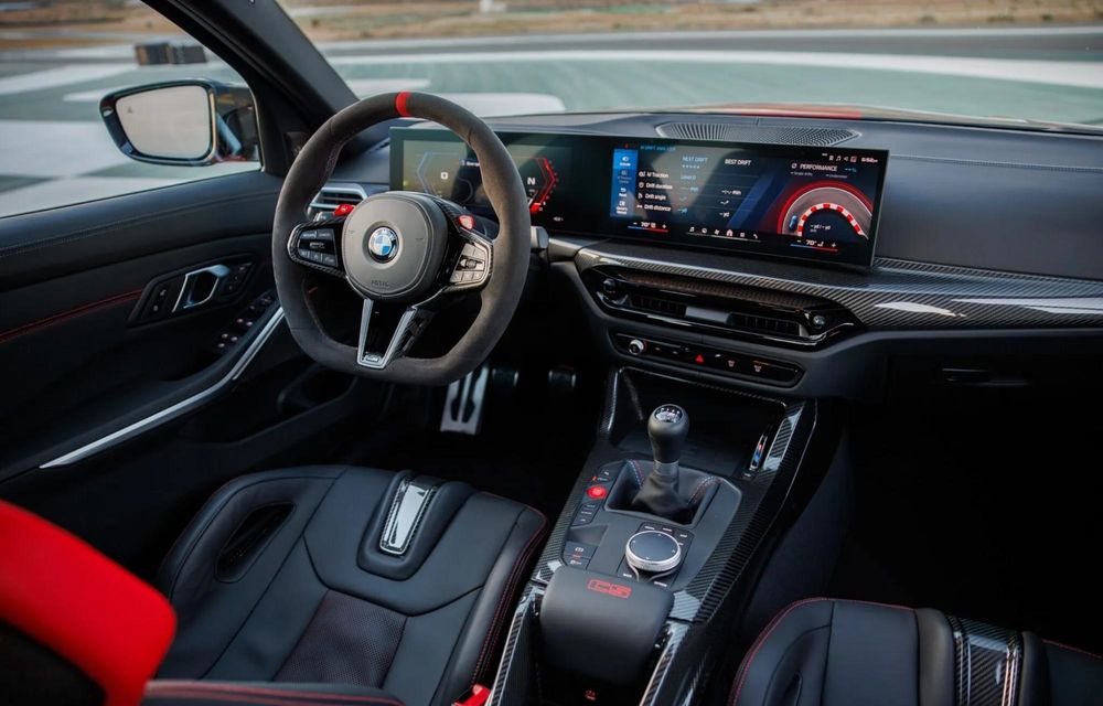 BMW M3 CS Handschalter: ediție limitată cu transmisie manuală și roți motrice spate - Poza 8