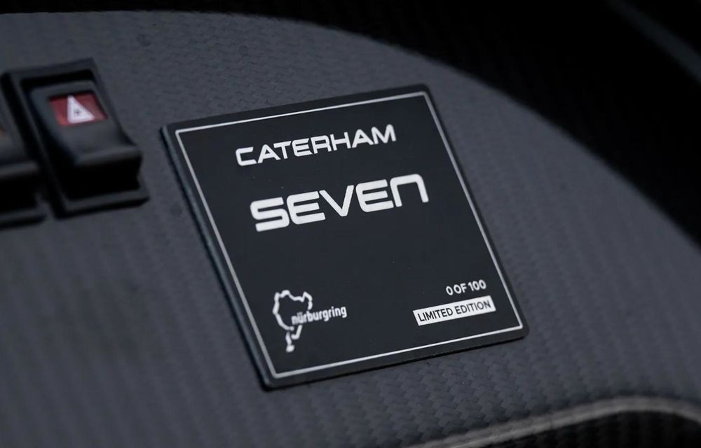 Caterham Seven Nürburgring Edition: ediție limitată aniversară pentru legendarul circuit - Poza 6 Caterham Seven Nürburgring Edition: ediție limitată aniversară pentru legendarul circuit - Poza 6