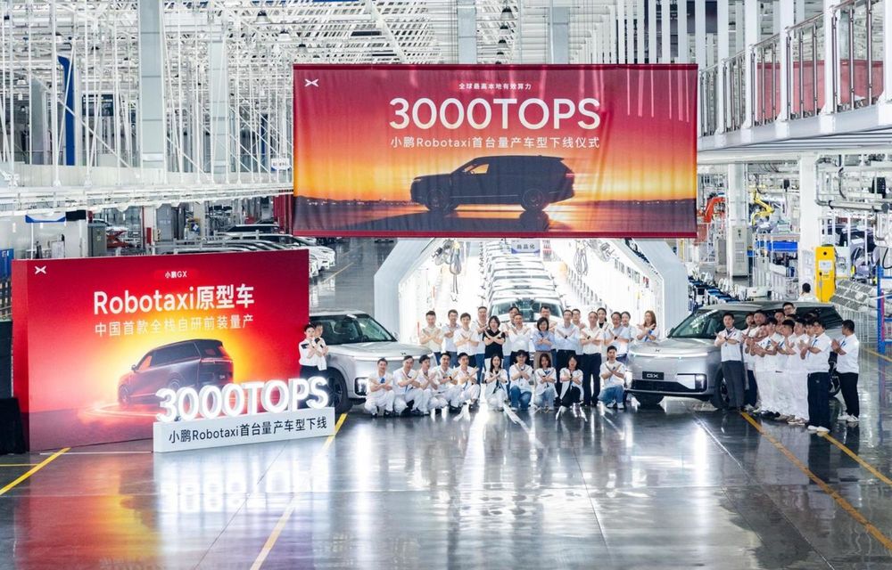 Chinezii de la Xpeng încep producția în masă de robotaxiuri - Poza 2 Chinezii de la Xpeng încep producția în masă de robotaxiuri - Poza 2