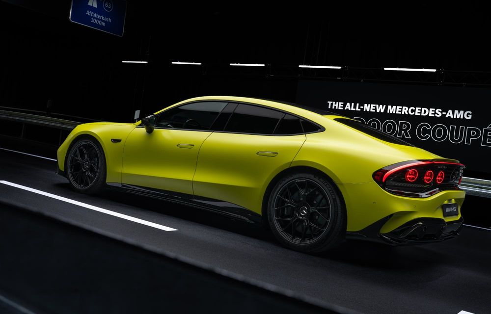 Noul Mercedes-AMG GT 4-Door Coupe: model electric cu 1170 CP - Poza 6