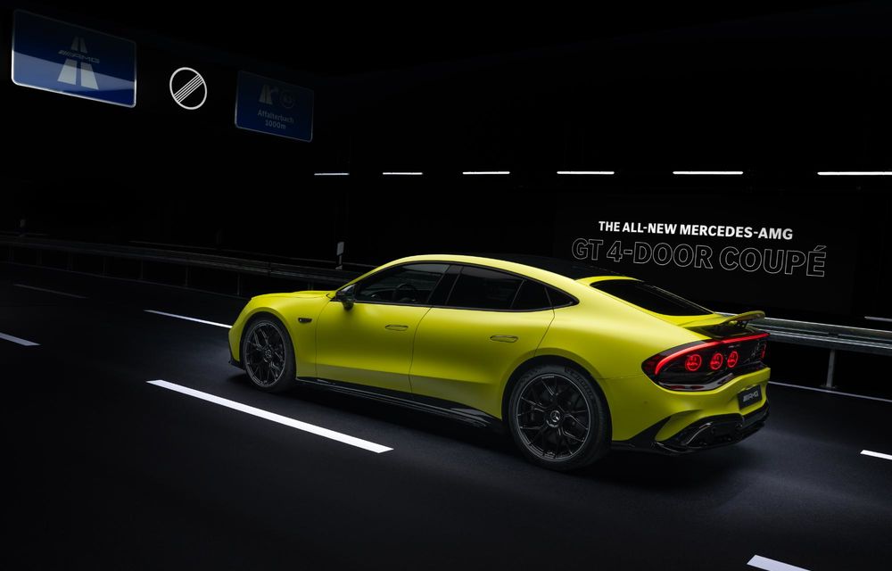 Noul Mercedes-AMG GT 4-Door Coupe: model electric cu 1170 CP - Poza 7