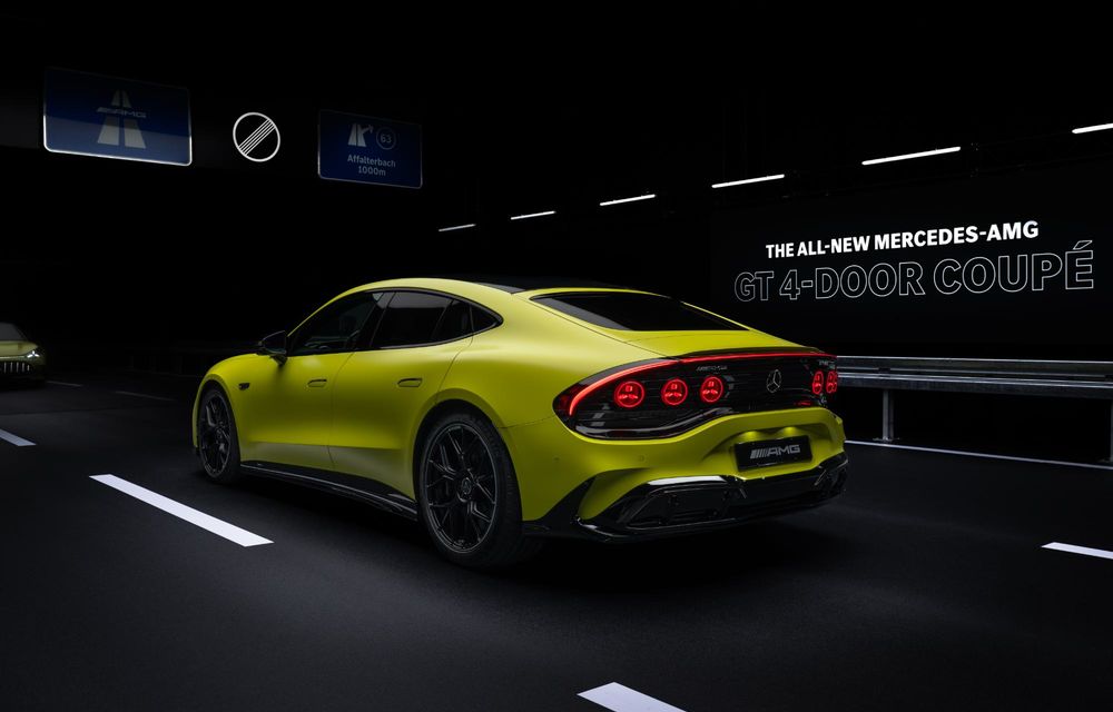 Noul Mercedes-AMG GT 4-Door Coupe: model electric cu 1170 CP - Poza 9