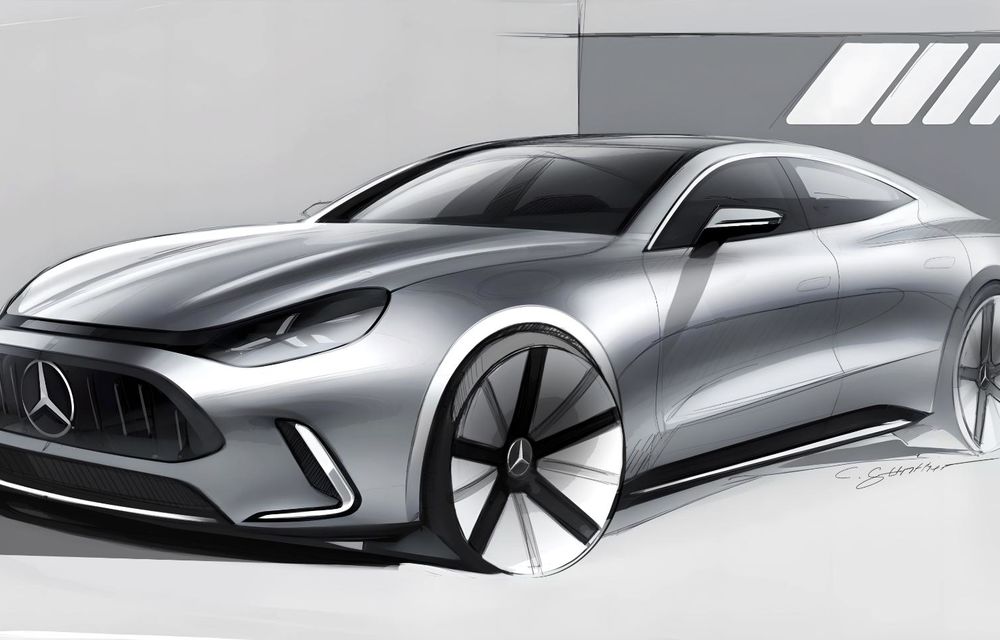 Noul Mercedes-AMG GT 4-Door Coupe: model electric cu 1170 CP - Poza 31