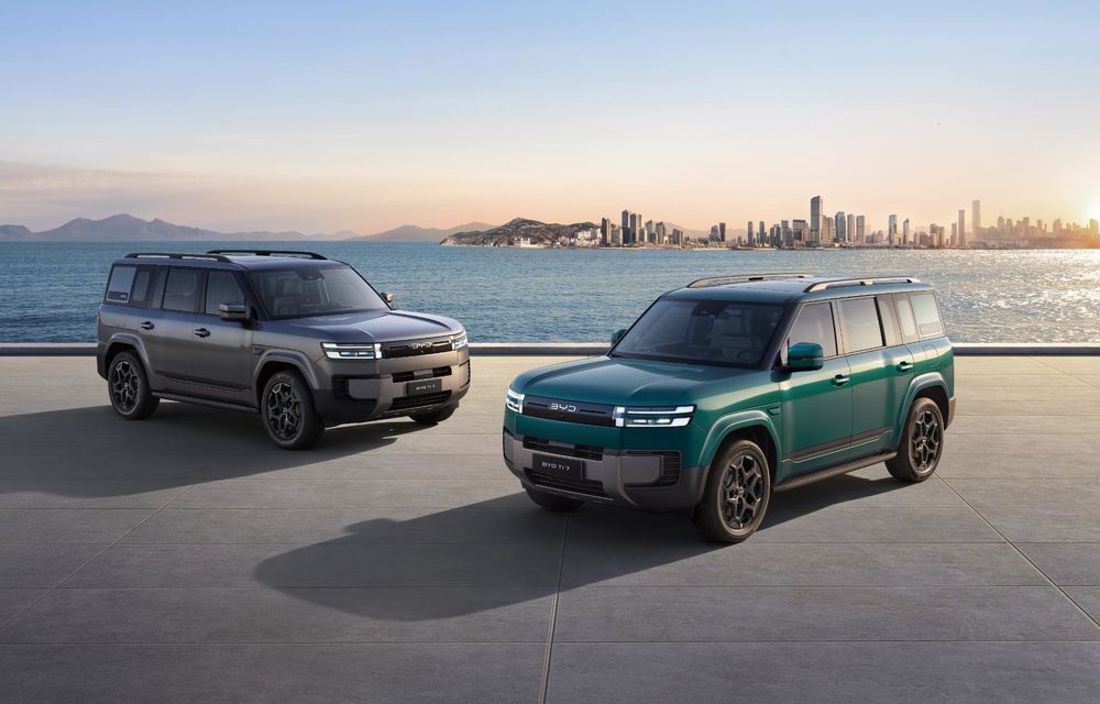 Noul BYD Ti7: SUV hibrid rival pentru Land Rover Defender - Poza 5