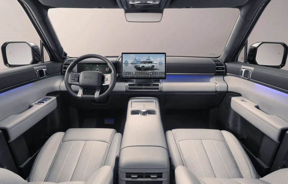 Noul BYD Ti7: SUV hibrid rival pentru Land Rover Defender - Poza 9