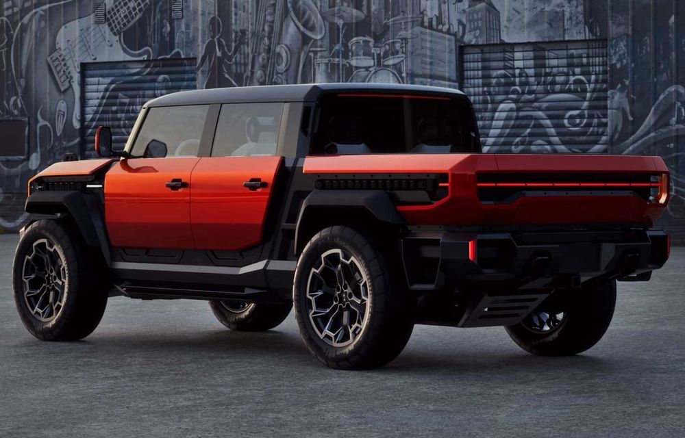 Noile concepte Hummer X: caroserie cu elemente detașabile - Poza 4 Noile concepte Hummer X: caroserie cu elemente detașabile - Poza 4