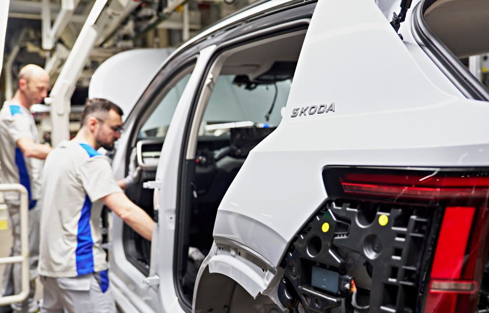 Skoda începe producția noului SUV electric Epiq - Poza 3 Skoda începe producția noului SUV electric Epiq - Poza 3