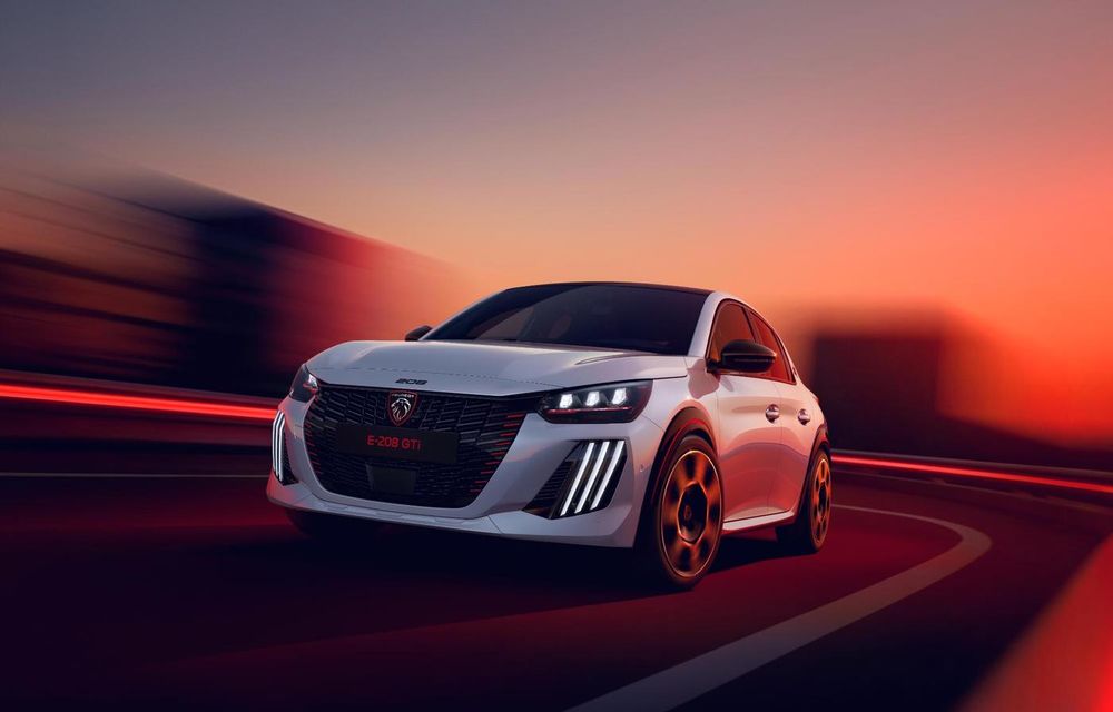 Noul Peugeot e-208 GTi: primele imagini cu versiunea de serie - Poza 1