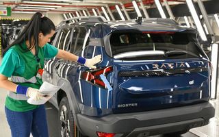 Producția auto națională, în scădere în luna mai