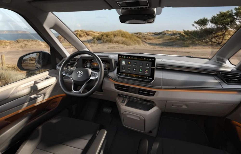 Noutăți pentru Volkswagen T7 Multivan și California: design revizuit și ecrane mai mari - Poza 5 Noutăți pentru Volkswagen T7 Multivan și California: design revizuit și ecrane mai mari - Poza 5