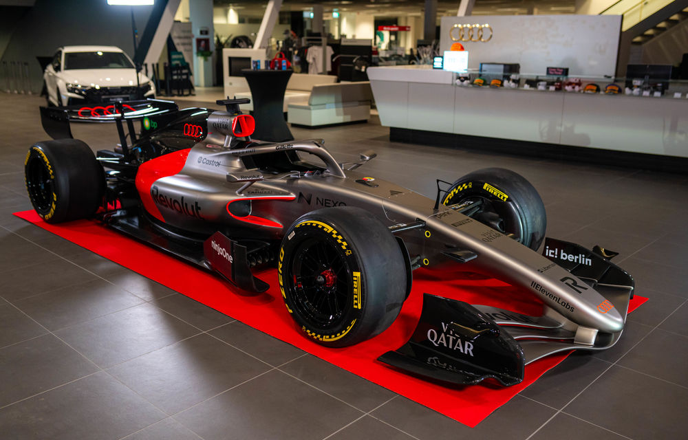 Monopostul Audi de Formula 1, expus în România - Poza 2 Monopostul Audi de Formula 1, expus în România - Poza 2