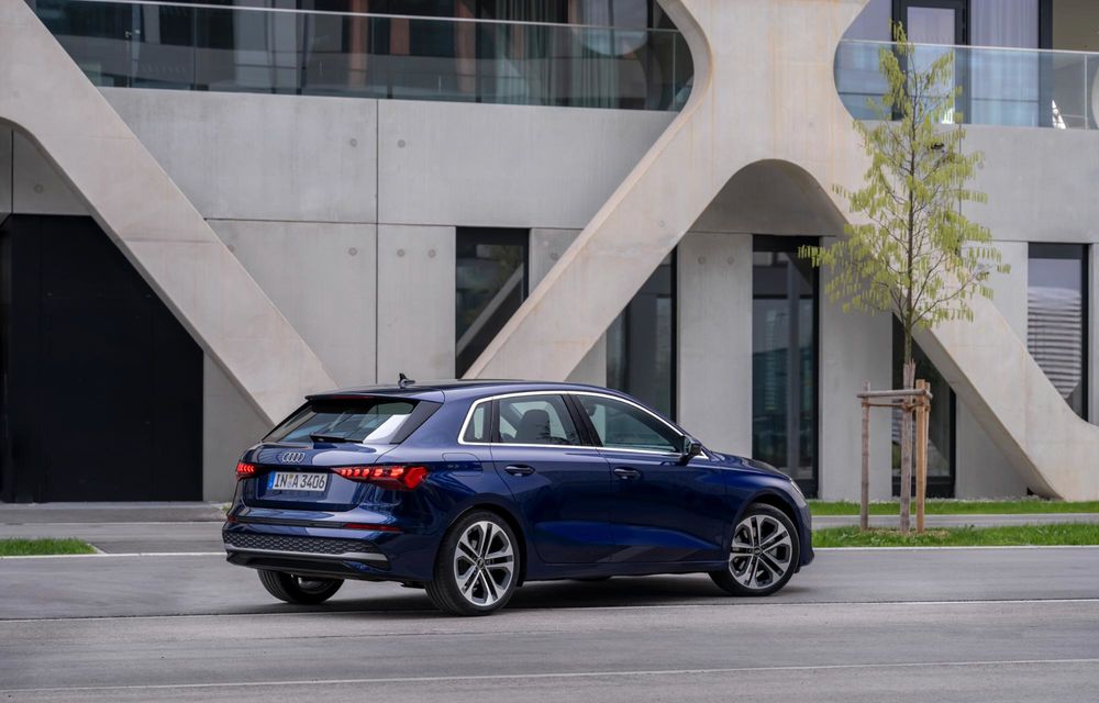 Noutăți pentru Audi A3: interior nou cu ecran panoramic curbat - Poza 20