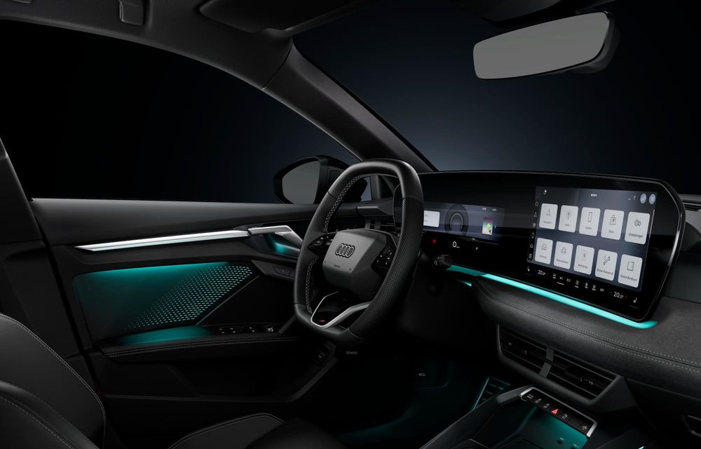 Noutăți pentru Audi A3: interior nou cu ecran panoramic curbat - Poza 50