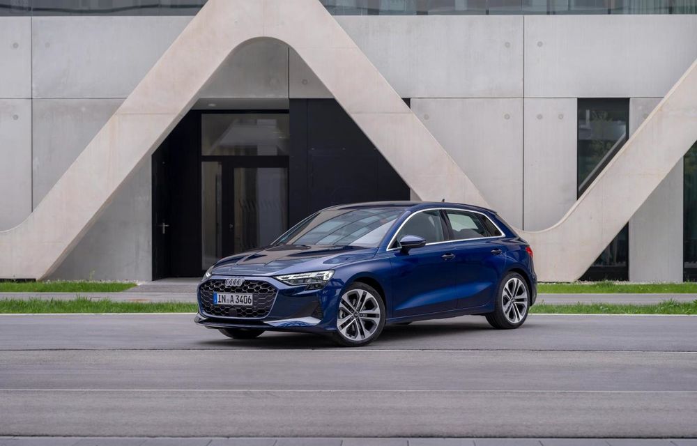 Noutăți pentru Audi A3: interior nou cu ecran panoramic curbat - Poza 1
