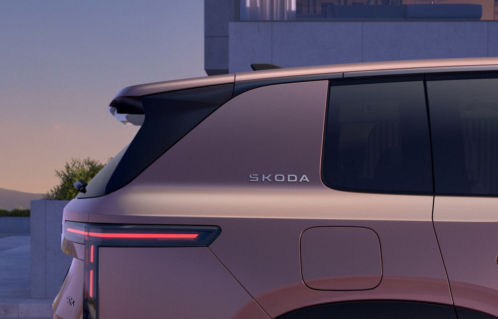 Skoda prezintă noul Peaq: navă amiral cu 7 locuri și 640 km autonomie - Poza 14