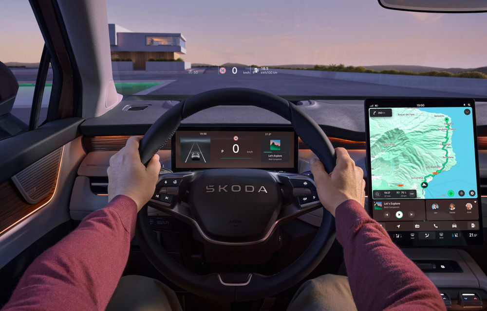 Skoda prezintă noul Peaq: navă amiral cu 7 locuri și 640 km autonomie - Poza 17