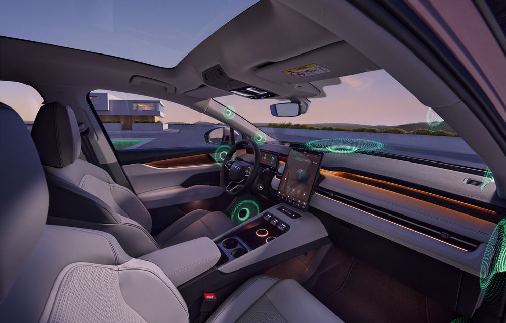 Skoda prezintă noul Peaq: navă amiral cu 7 locuri și 640 km autonomie - Poza 26