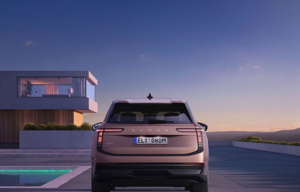 Skoda prezintă noul Peaq: navă amiral cu 7 locuri și 640 km autonomie - Poza 10