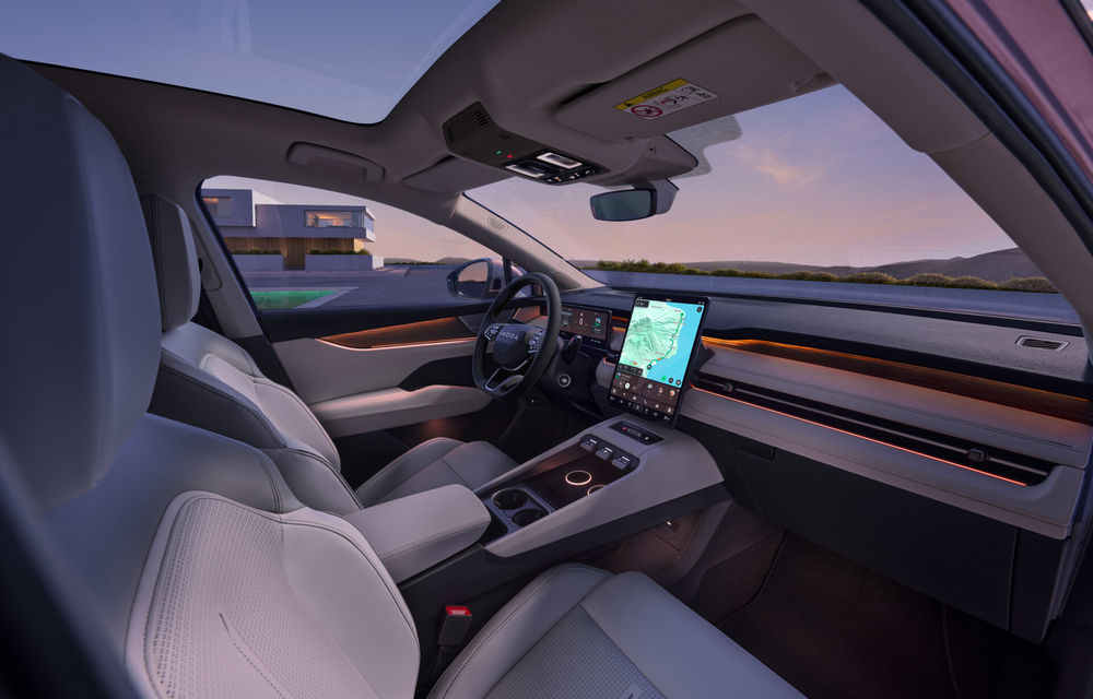 Skoda prezintă noul Peaq: navă amiral cu 7 locuri și 640 km autonomie - Poza 20