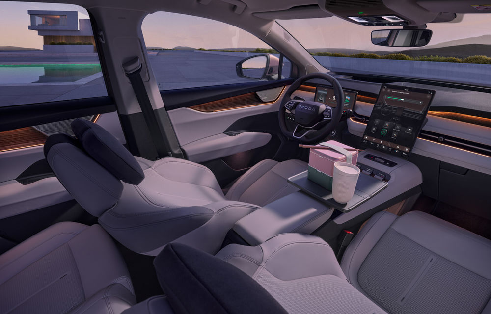 Skoda prezintă noul Peaq: navă amiral cu 7 locuri și 640 km autonomie - Poza 19