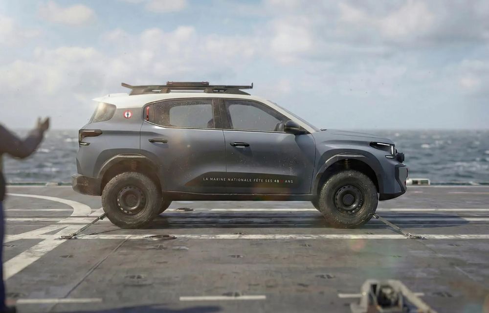 Citroën C3 Aircross Marine Nationale: concept care aniversează 400 de ani ai Marinei Franceze - Poza 3