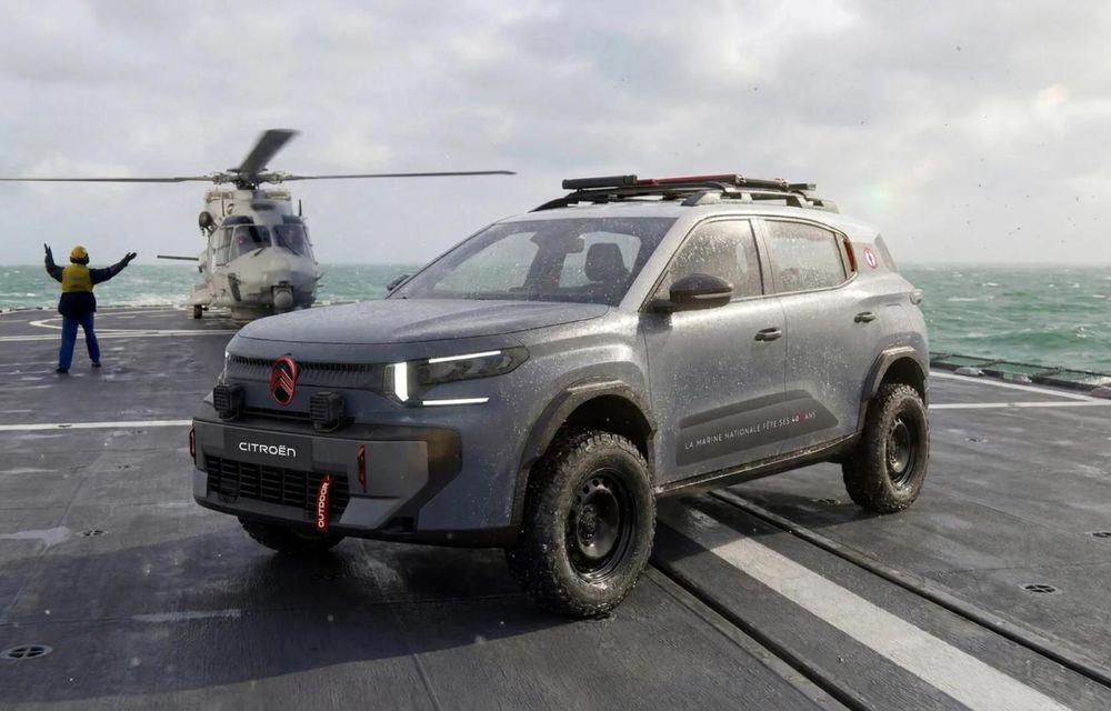 Citroën C3 Aircross Marine Nationale: concept care aniversează 400 de ani ai Marinei Franceze - Poza 1