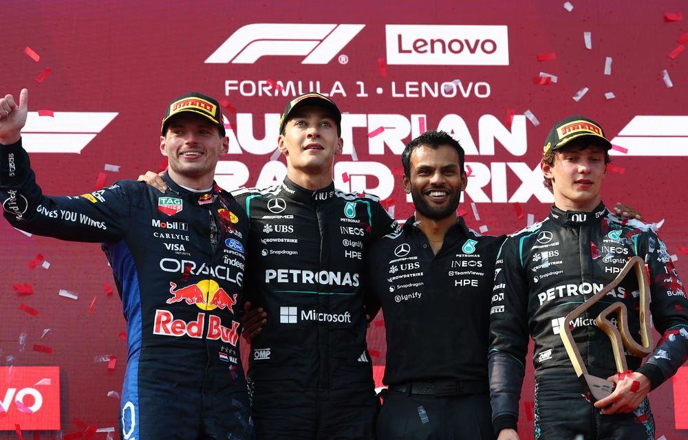 F1: George Russell câștigă în Austria. Cel mai bun rezultat din acest an pentru Max Verstappen - Poza 7