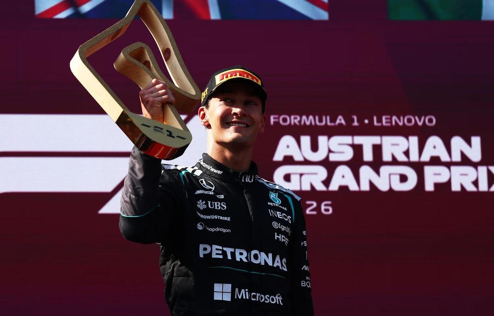 F1: George Russell câștigă în Austria. Cel mai bun rezultat din acest an pentru Max Verstappen - Poza 1