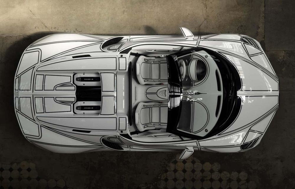 Bugatti W16 Mistral Blanc Éternel: ediție unicat decorată cu porțelan - Poza 3 Bugatti W16 Mistral Blanc Éternel: ediție unicat decorată cu porțelan - Poza 3