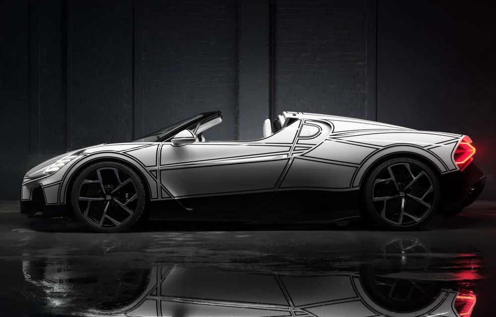 Bugatti W16 Mistral Blanc Éternel: ediție unicat decorată cu porțelan - Poza 5 Bugatti W16 Mistral Blanc Éternel: ediție unicat decorată cu porțelan - Poza 5