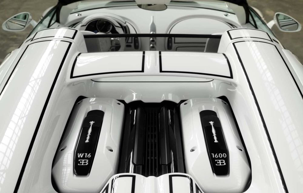 Bugatti W16 Mistral Blanc Éternel: ediție unicat decorată cu porțelan - Poza 10 Bugatti W16 Mistral Blanc Éternel: ediție unicat decorată cu porțelan - Poza 10