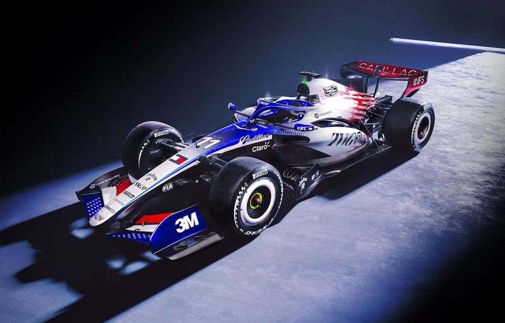 F1: Cadillac prezintă o grafică specială: marchează 250 de ani de la nașterea Statelor Unite - Poza 1