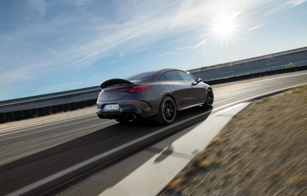 Noul Mercedes-AMG CLA 45 4Matic+: versiune de performanță cu 680 CP și motor termic simulat - Poza 3 Noul Mercedes-AMG CLA 45 4Matic+: versiune de performanță cu 680 CP și motor termic simulat - Poza 3