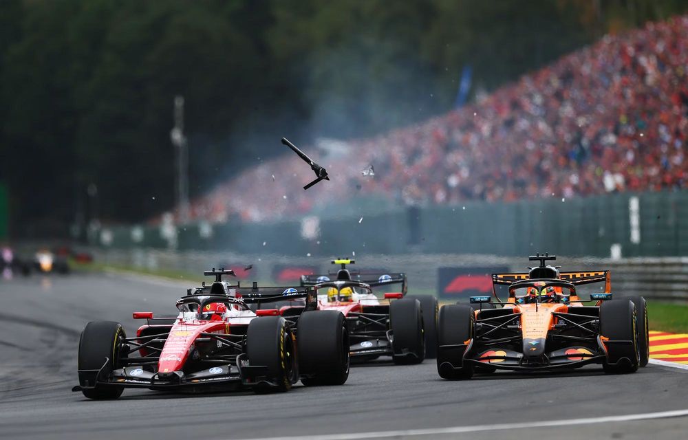 F1: Kimi Antonelli câștigă în Belgia. George Russell abandonează în primul tur - Poza 5 F1: Kimi Antonelli câștigă în Belgia. George Russell abandonează în primul tur - Poza 5