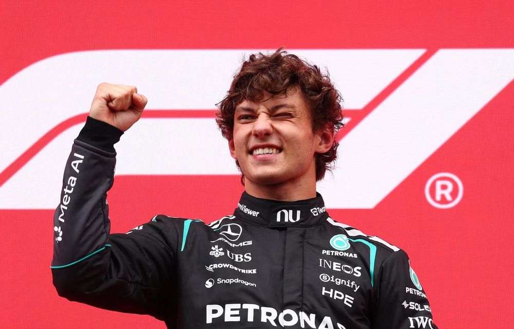 F1: Kimi Antonelli câștigă în Belgia. George Russell abandonează în primul tur - Poza 1 F1: Kimi Antonelli câștigă în Belgia. George Russell abandonează în primul tur - Poza 1